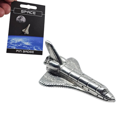 Space shuttle pin - shuttle, badge