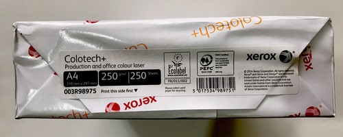 Xerox colotech 250gsm 250 - xerox, a4
