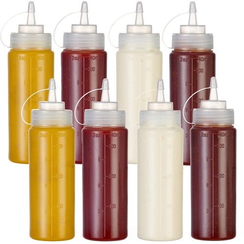 Plastic squeeze sauce bottles - plastic,