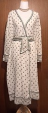 LAURA ASHLEY AYLESMORE SPRINT COTTON ROBE - DRESSING GOWN - LARGE/ BNWT
