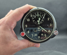 Soviet AirForce Cockpit ACS-1m AChS-1m type B Su/MiG  USSR Bomber Aviation Clock