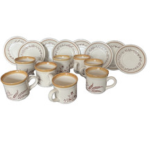 Biltons 8 Cups and Saucer Spring Bouquet / Crocus Staffordshire England