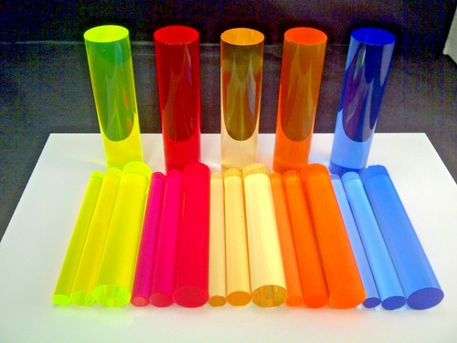 Acrylic rods fluorescent - acrylic,