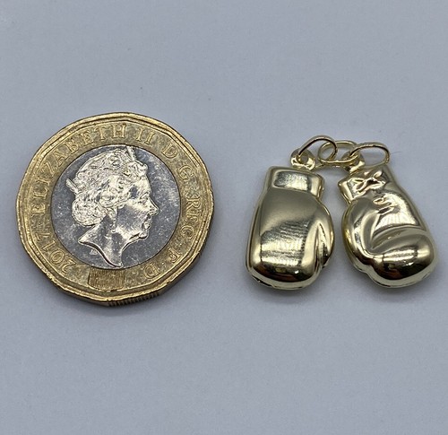 9ct yellow gold double boxing - gold,