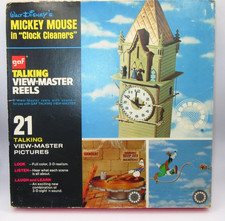 Vintage Mickey Mouse In Clock