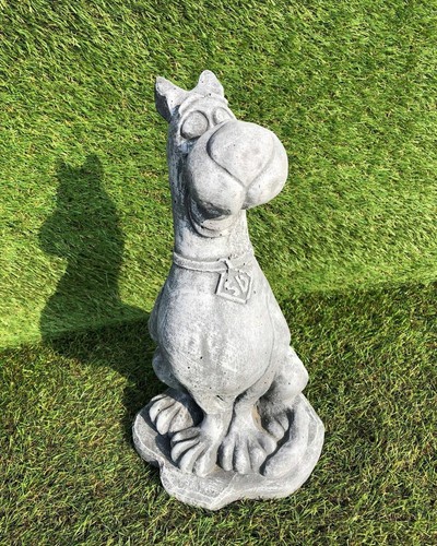 Concrete scooby doo garden - scooby,