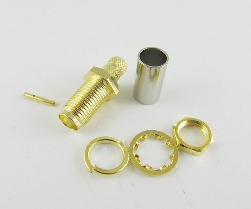 50x sma female nut bulkhead - 50x,