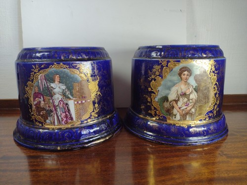 Pair antique severes style - pair,