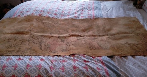 Vintage gobelin woven tapestry - vintage,