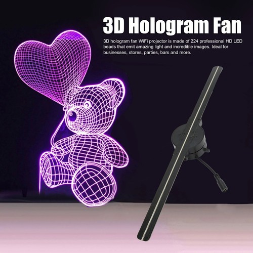 Hologram led fan projector - fan,