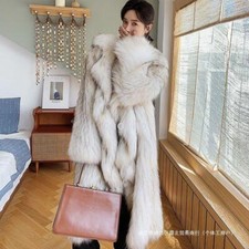 Winter Fur Coat Long Warm