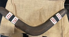 Authentic Australian Hand Painted Wood Boomerang 20"