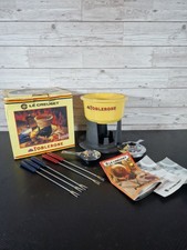 Le Creuset Limited Edition Toblerone Fondue Set Cast Iron Vintage Rare Boxed