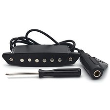 Acoustic Guitar Soundhole Magnetic Pickup Humbucker Passive With Power Jack