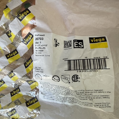 Veiga 20703 1 2 - 20703, 3”x3”x2/1/2”