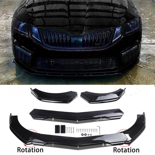 Gloss front bumper splitter - bumper,