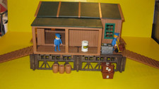 Vintage Playmobil 4305 Freight Terminal Train Station Depot Guter-Abfertigung