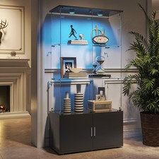 Glass display cabinet - cabinet, led