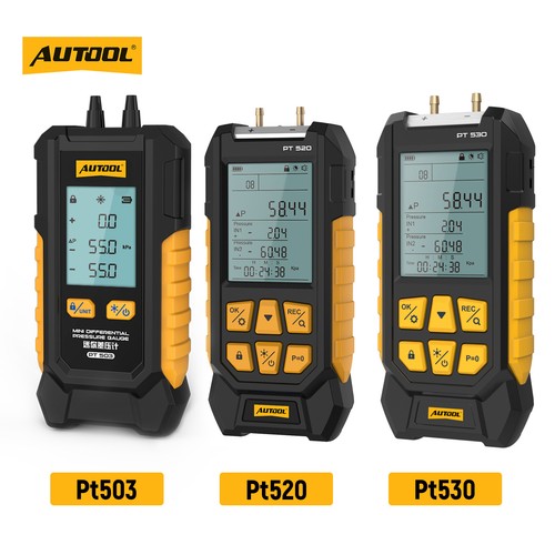 Digital manometer dual port - manometer,