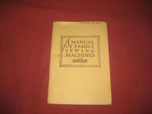 Book manual family sewing - book, of