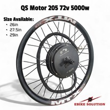 72v 5000w MTX Bicycle Rim  3.5T Hub Motor 50H Stealth Bomber Qs Motor