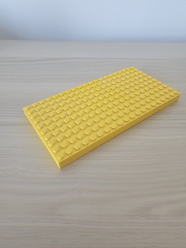 Vintage lego yellow thick - yellow, base
