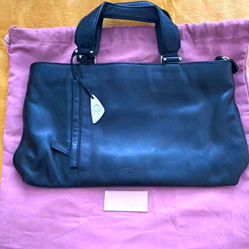 Tula black leather large - tula,