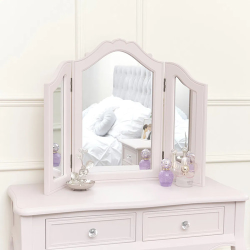 Pink tabletop vanity mirror - pink,