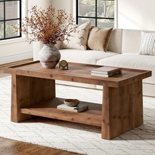 120cm Solid Wood Coffee Table
