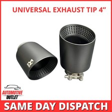 2X AKRAPOVIC EXHAUST TIPS 4"