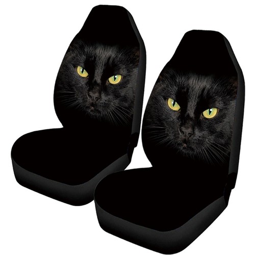 Front car seat covers - covers, black
