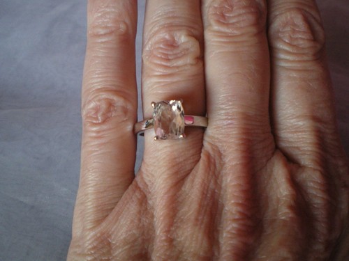 Natural mawi kunzite ring - mawi,