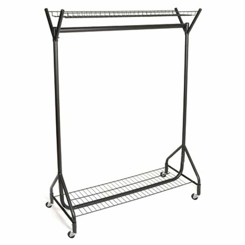 Black heavy duty - clothes, rail