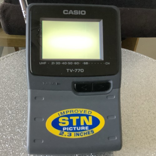 Vgc casio 770d handheld - vgc, tv-770d