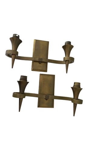 Pair french mid century art - of,