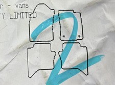 Rubber Tailored Fit Van Mat Set 4 Pcs Floor Mats for Toyota Hilux (2011-2016)