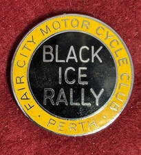 Enamel Badge Motorcycle Rally