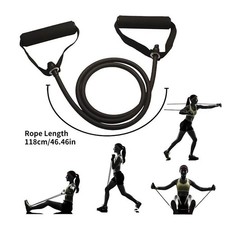 Resistance Bands with Handles Exercise Workout Bands for Men Women Home Gym UK