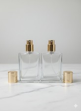 2x 30ml Empty Rectangular