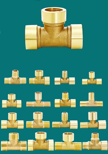 Brass bsp shape - brass, t-shape