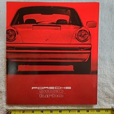1979 Porsche 911 SC Turbo Deluxe Sales Brochure w/ Technical Original 32 Page
