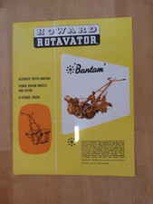 HOWARD BANTAM ROTAVATOR SALES