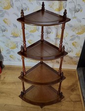 Tall Vintage Corner Whatnot