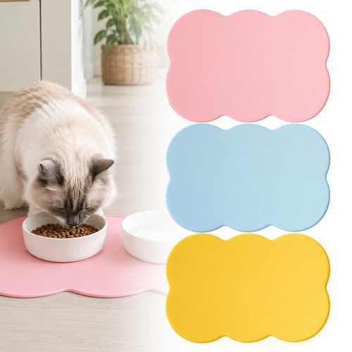 Cat dog food mat - food,