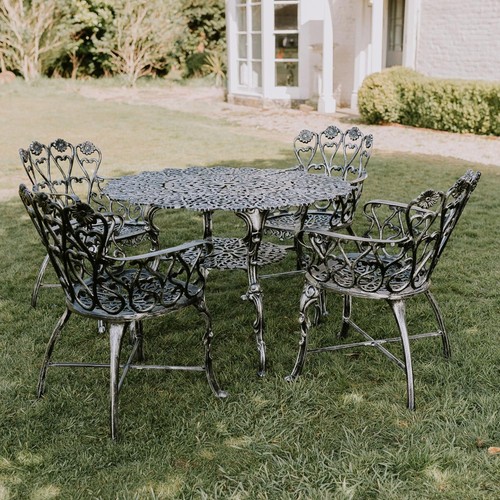 Deluxe antique silver - silver, four