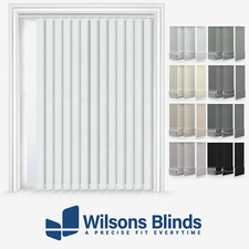 Vertical Blind - Made To Measure - Full Headrail & Fittings - 8 Neutral Colours