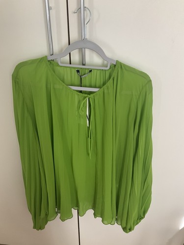 Zara lime green sheer - green,