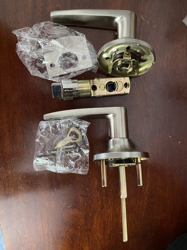 Caravan door handle set - door,