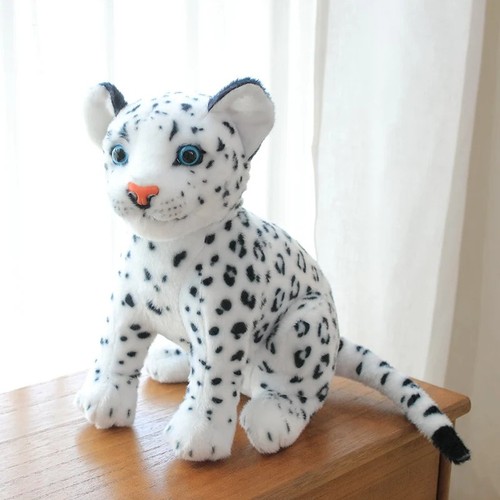 23cm snow leopard plush - snow, toy