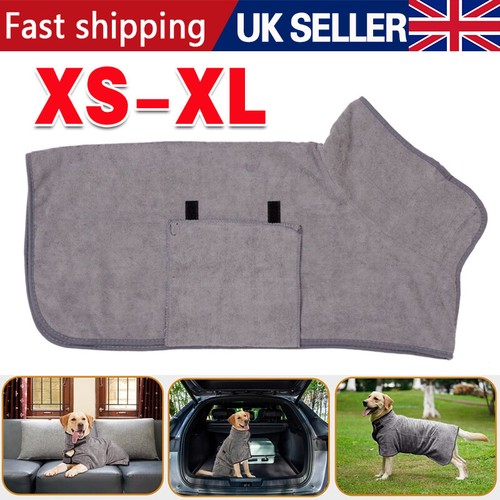 Dog bathrobe pet - bathrobe, drying